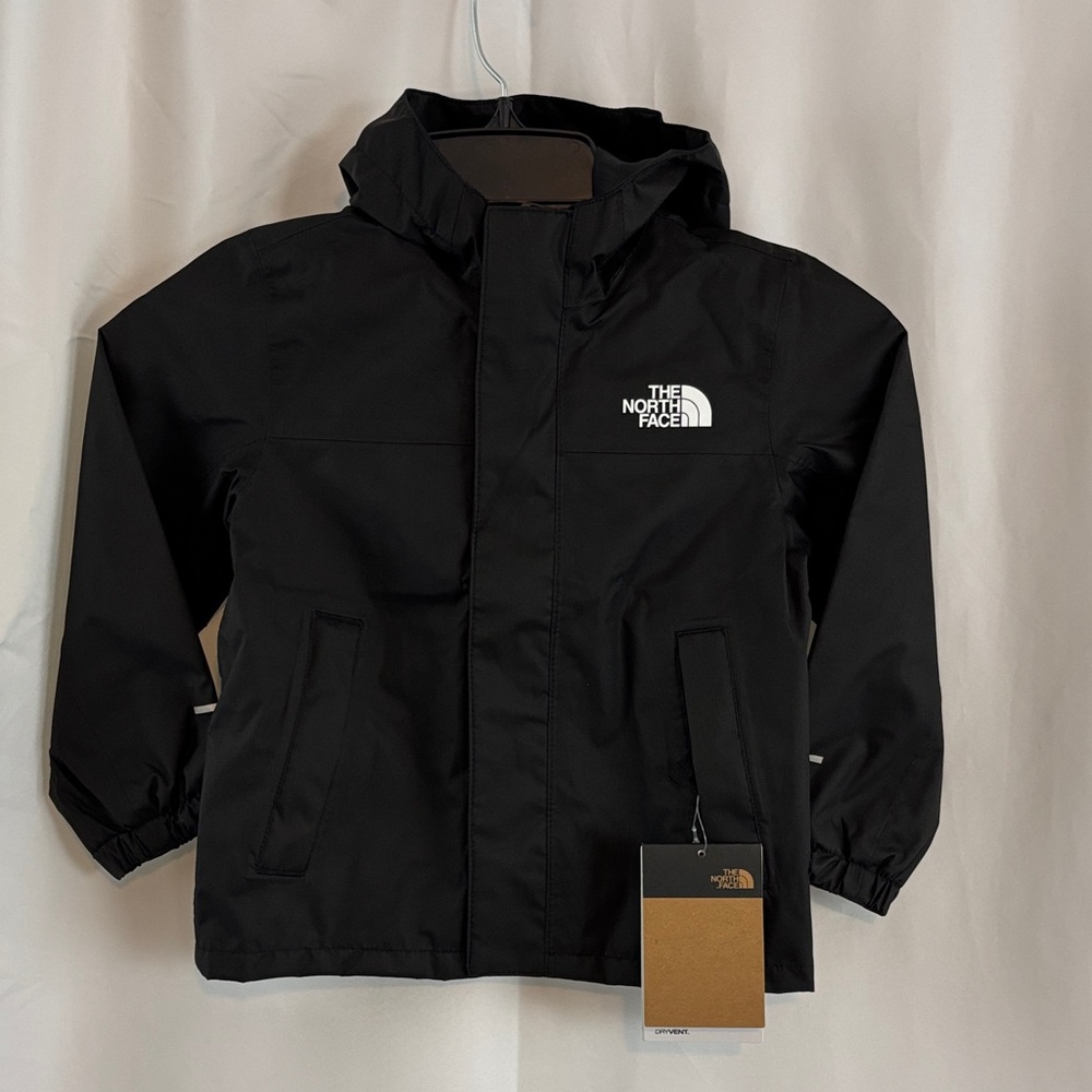 NWT The North Face Kids sz3 Antora Rain Jacket in TNF Black…
